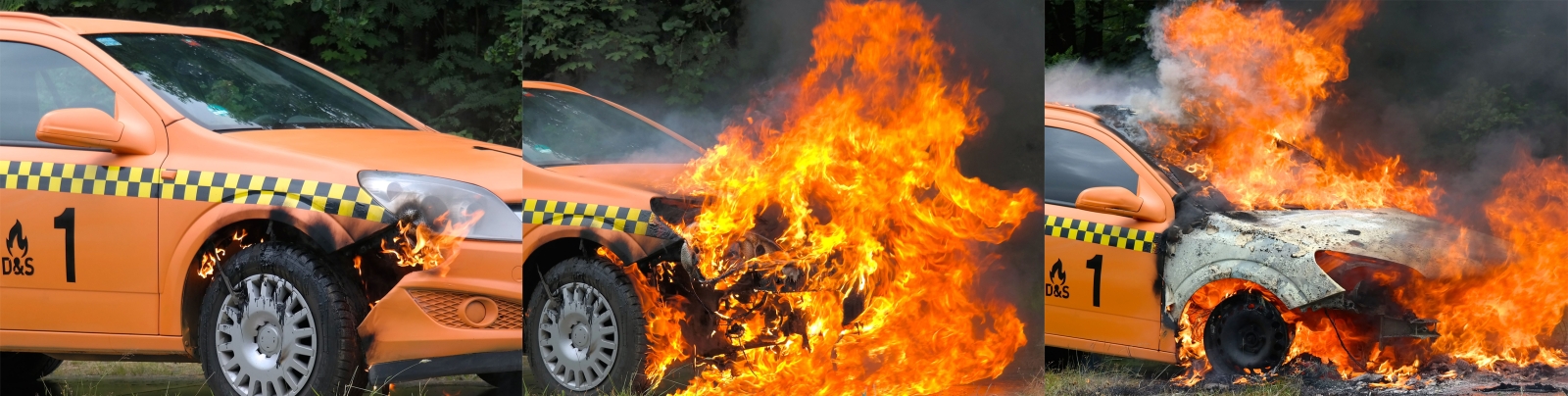 Fahrzeugbrand Inbrandsetzung  